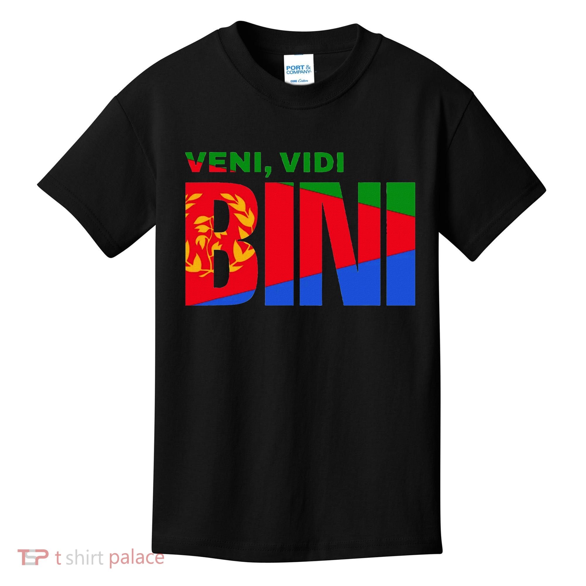 Vini Vidi Bini Eritrean Cyclist De France Kids T-Shirt