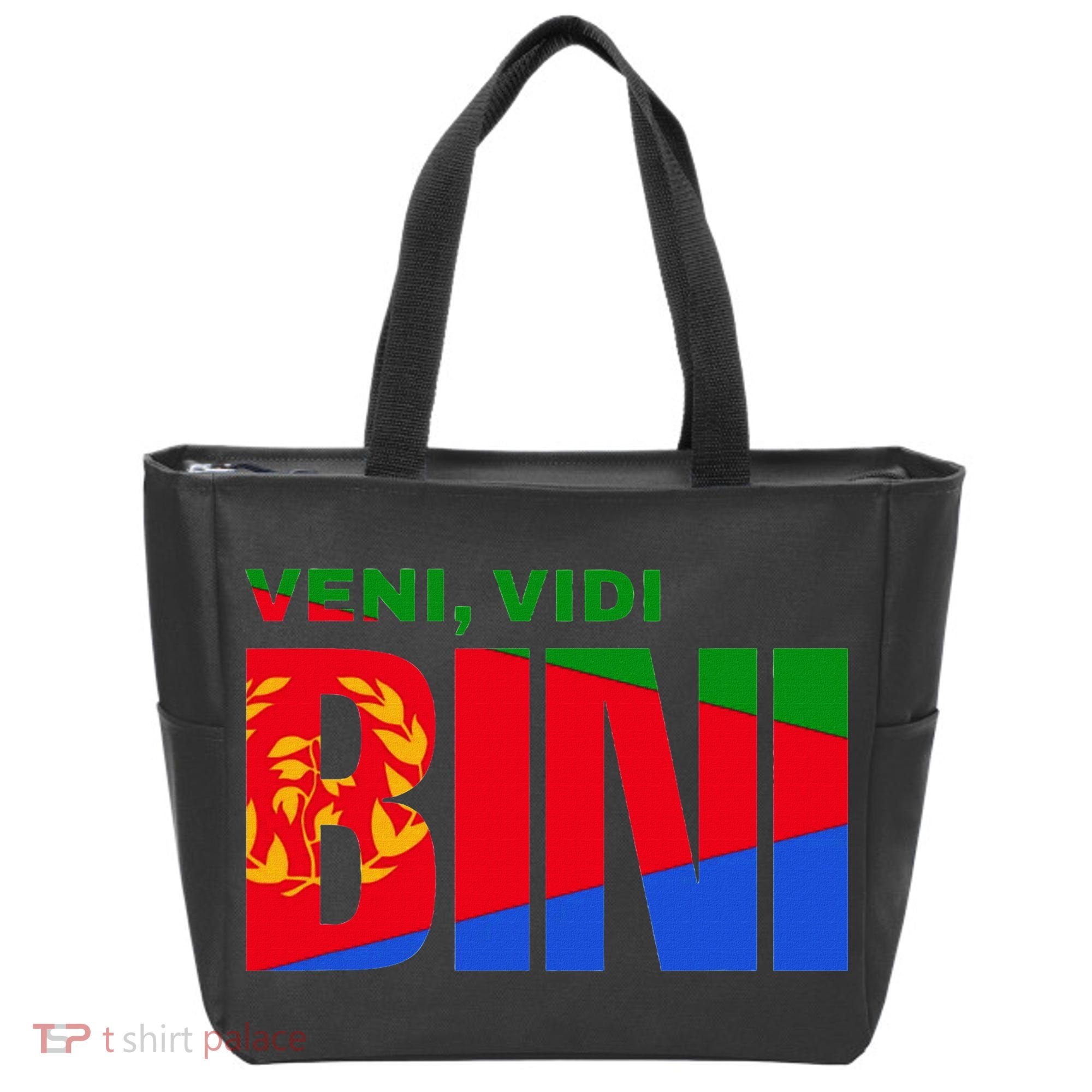Vini Vidi Bini Eritrean Cyclist De France Tote Bag