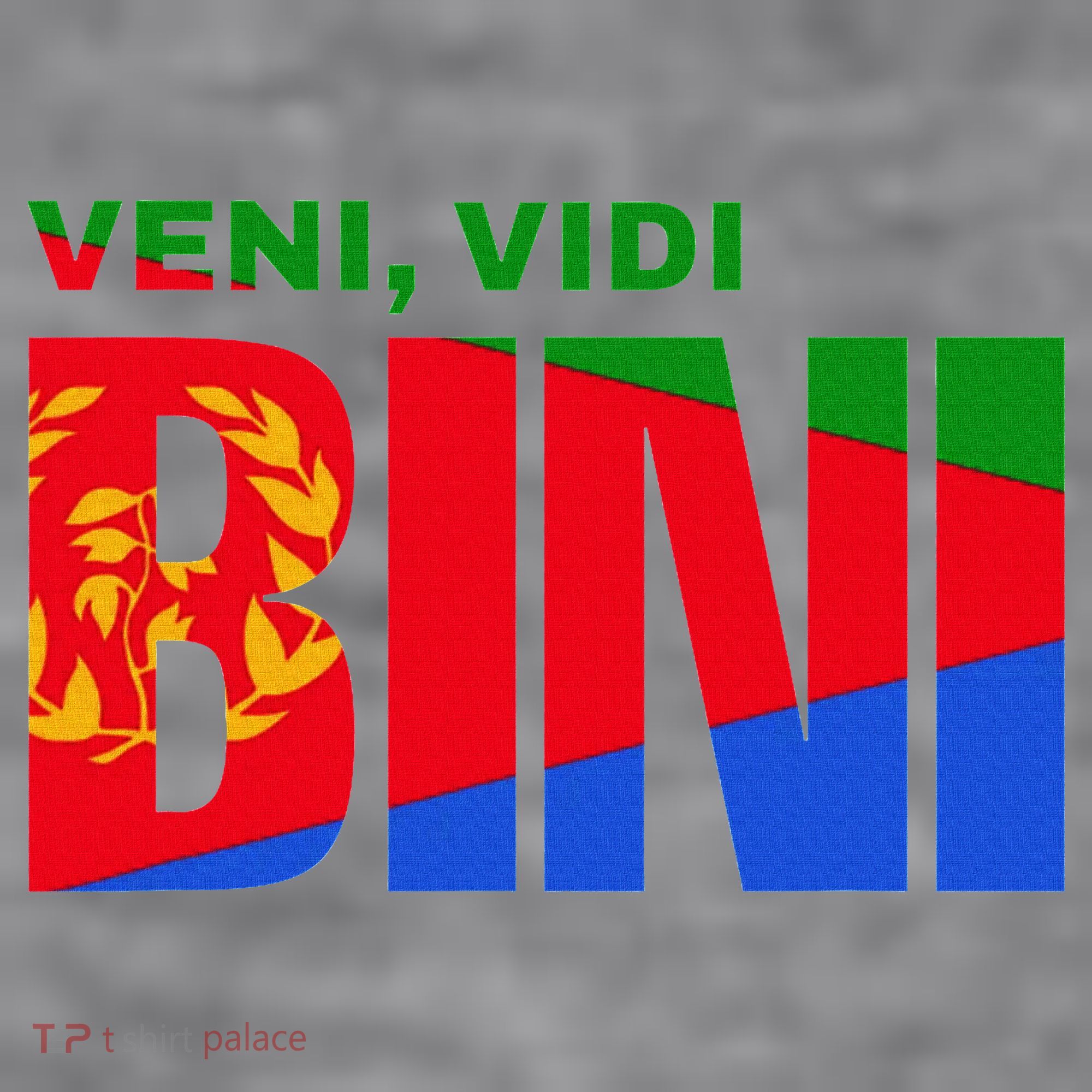 Vini Vidi Bini Eritrean Cyclist De France Women's Racerback Cropped Tank