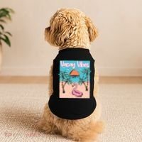Vacay Vibes Beach Flamingo Summer Vacation Gift Doggie Tank thumb 2