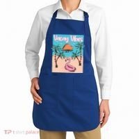 Vacay Vibes Beach Flamingo Summer Vacation Gift Apron thumb 2