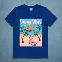 Vacay Vibes Beach Flamingo Summer Vacation Gift T-Shirt thumb 5