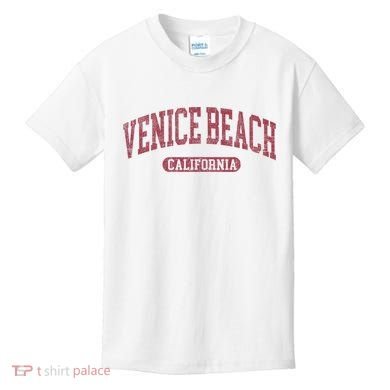 Vintage Venice Beach Est 1905 California Ca Retro Throwback Kids T-Shirt