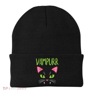 Vampurr Vampire Cat Funny Halloween Costume Beanie