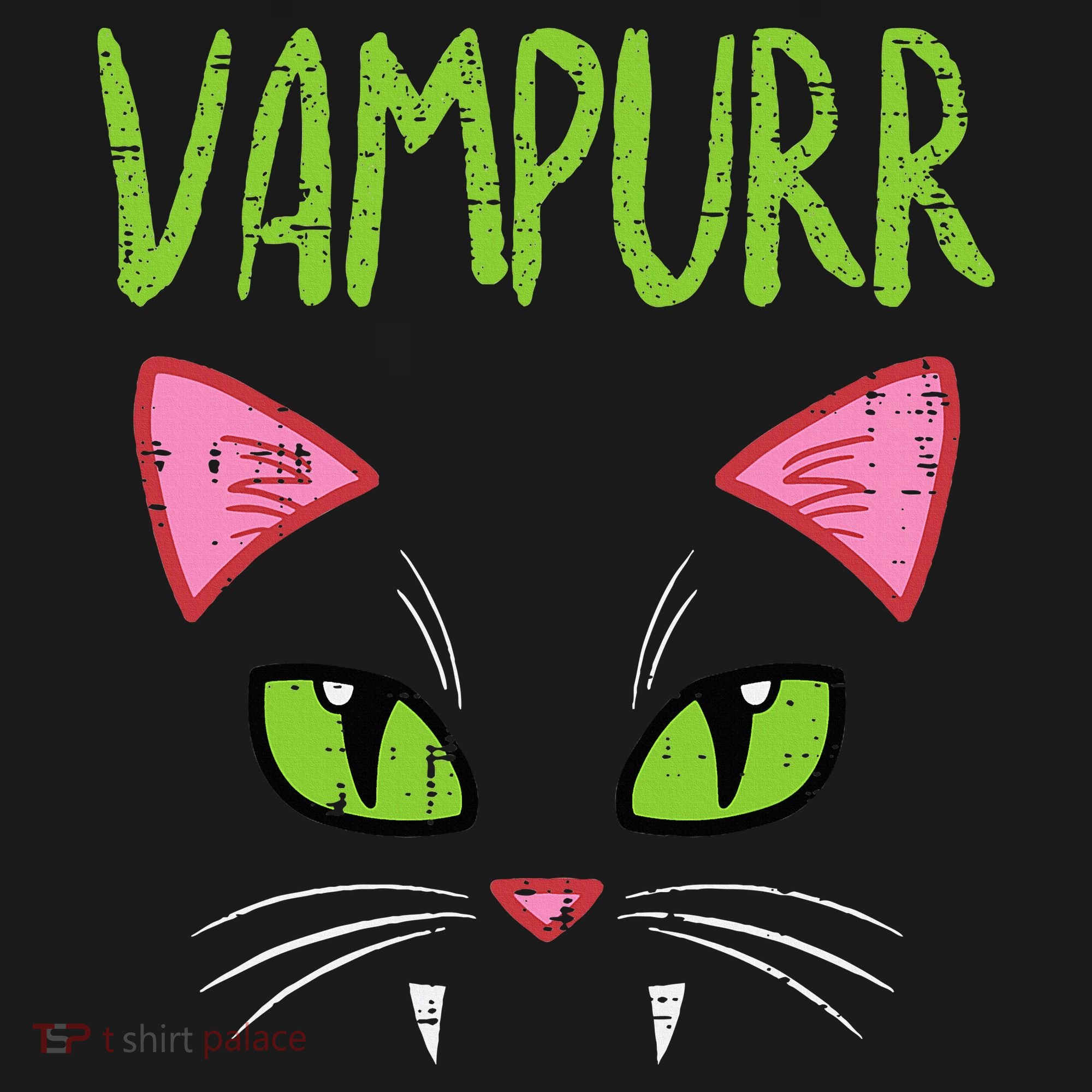 Vampurr Vampire Cat Funny Halloween Costume Pajama Set