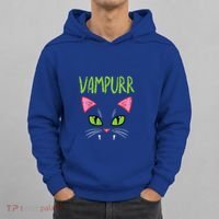 Vampurr Vampire Cat Funny Halloween Costume Hoodie thumb 0
