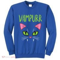 Vampurr Vampire Cat Funny Halloween Costume Sweatshirt thumb 0