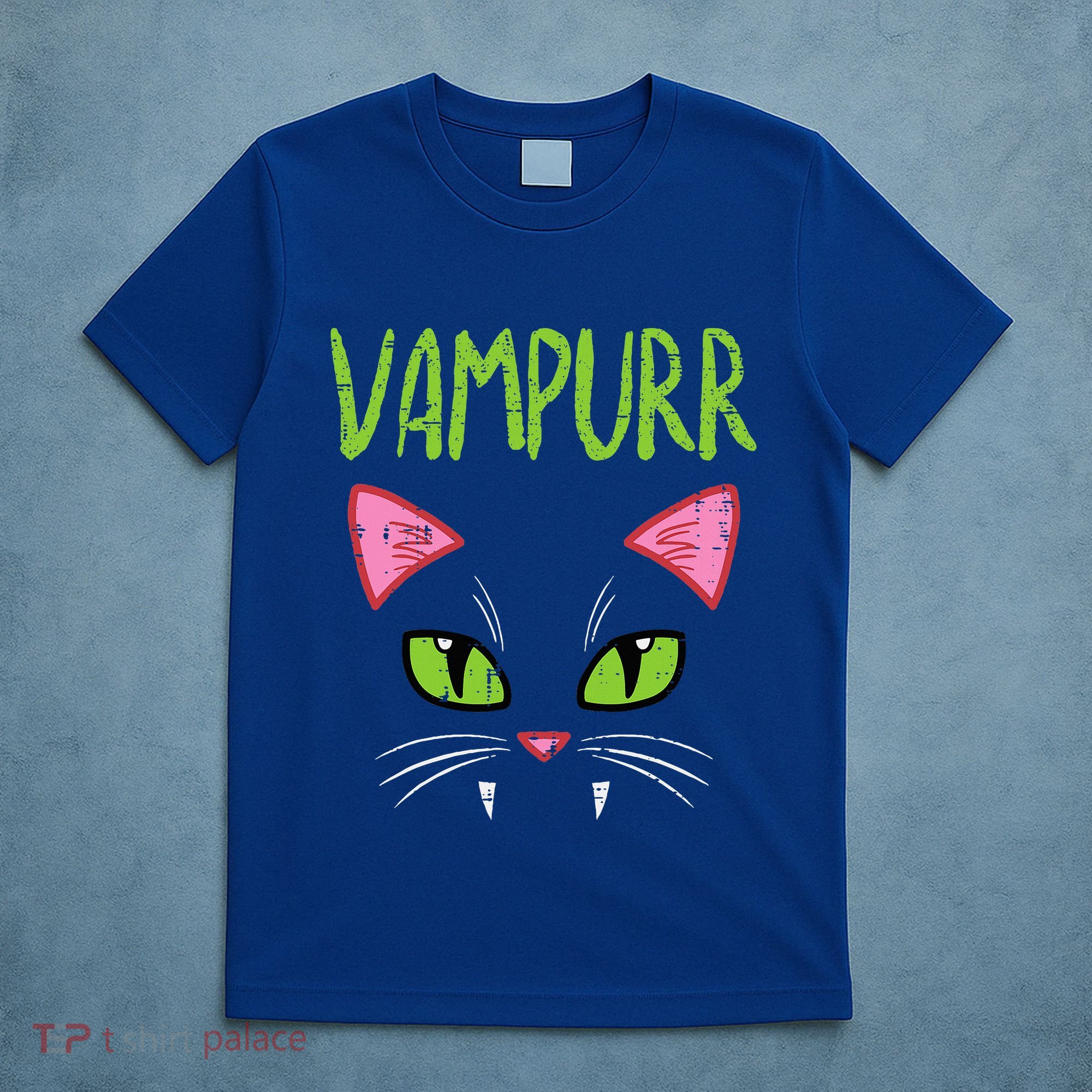 Vampurr Vampire Cat Funny Halloween Costume T-Shirt