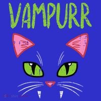 Vampurr Vampire Cat Funny Halloween Costume Coaster thumb 2