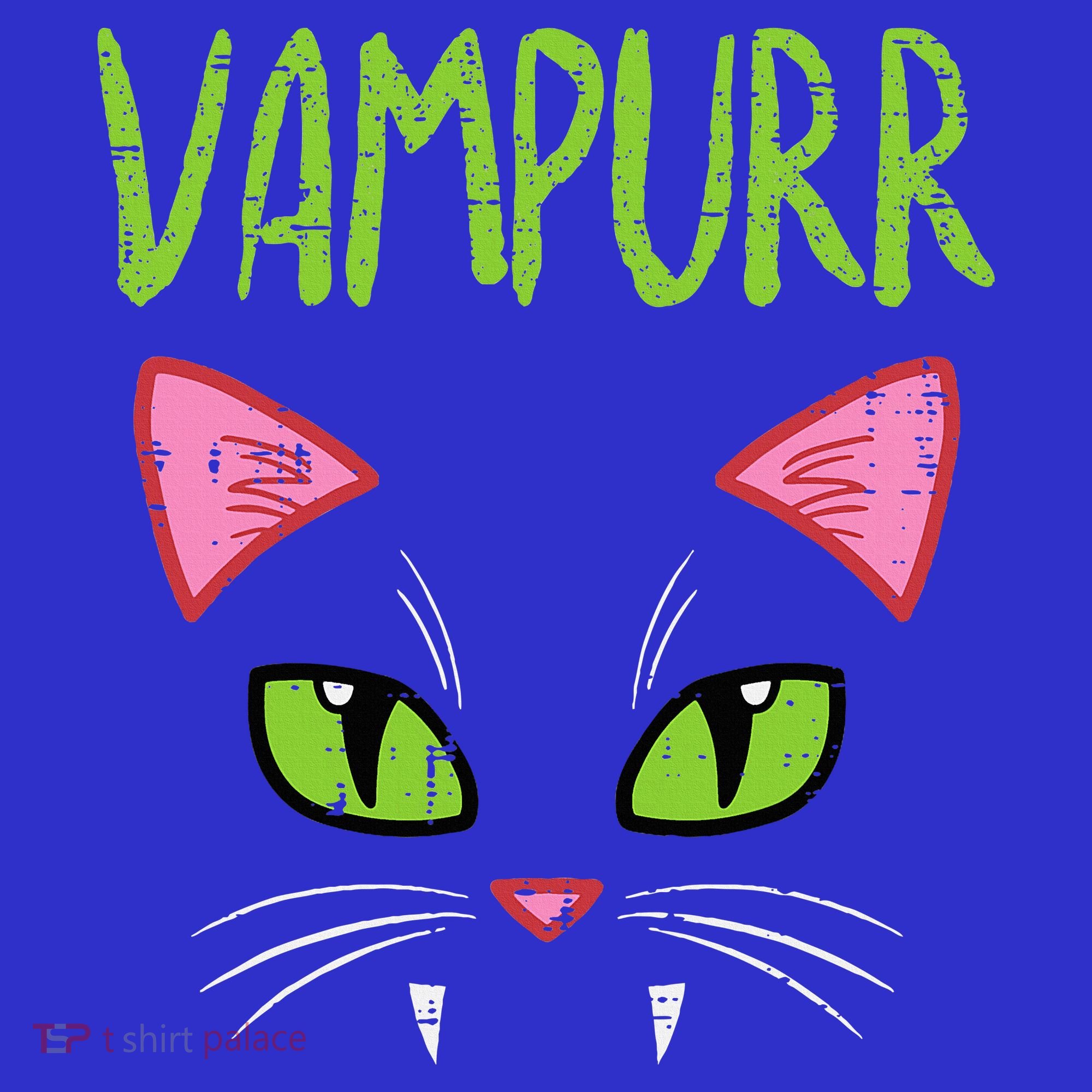 Vampurr Vampire Cat Funny Halloween Costume Coaster
