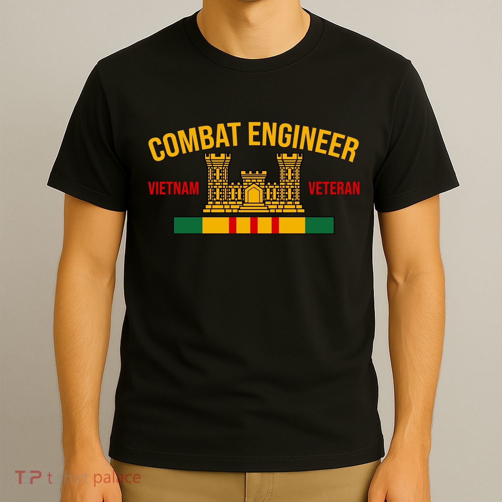 Vietnam Veteran Combat Engineer symbol T-Shirt