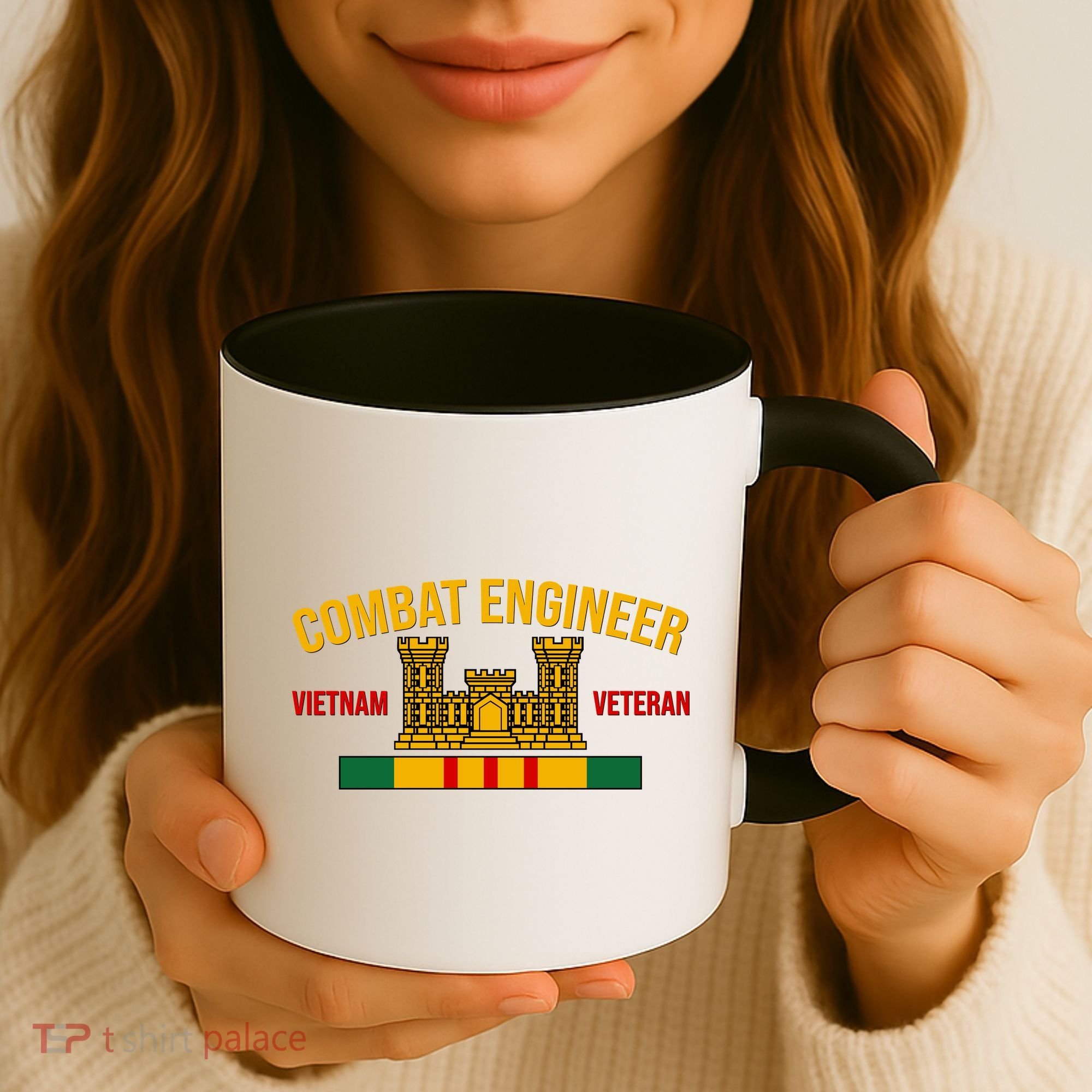 Vietnam Veteran Combat Engineer symbol Coffee Mug