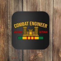 Vietnam Veteran Combat Engineer symbol Coaster thumb 0