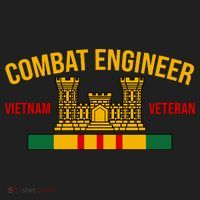 Vietnam Veteran Combat Engineer symbol Golf Towel thumb 3