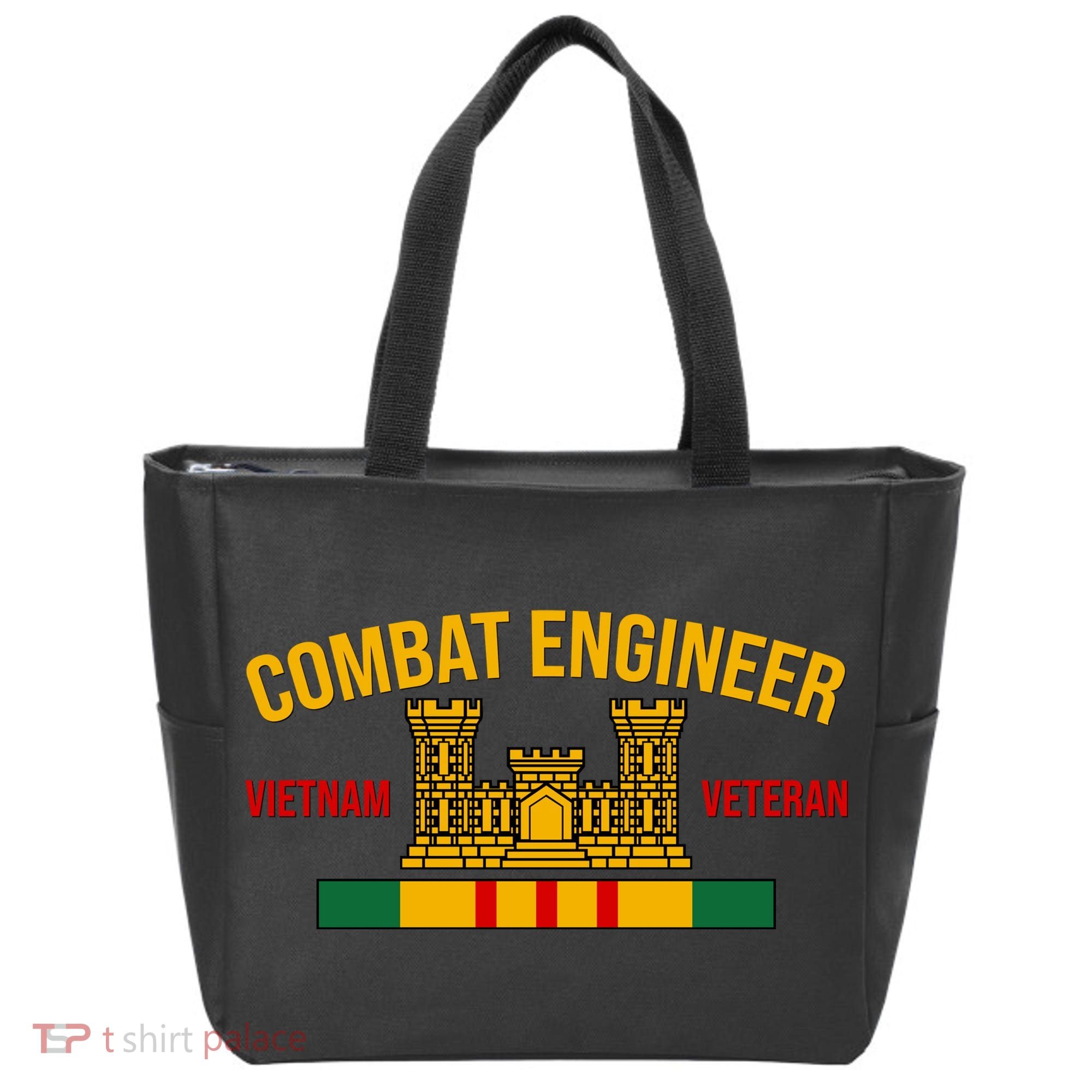 Vietnam Veteran Combat Engineer symbol Tote Bag