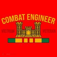 Vietnam Veteran Combat Engineer symbol Santa Hat thumb 1