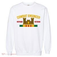 Vietnam Veteran Combat Engineer symbol Garment-Dyed Sweatshirt thumb 0