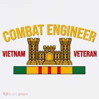 Vietnam Veteran Combat Engineer symbol Garment-Dyed Sweatshirt thumb 2