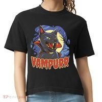 Vampurr Vampire Cat Comfort Colors Boxy T-Shirt thumb 0