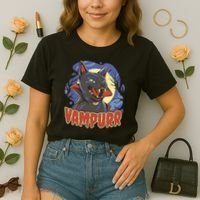 Vampurr Vampire Cat Comfort Colors Boxy T-Shirt thumb 2