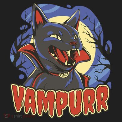 Vampurr Vampire Cat Comfort Colors Boxy T-Shirt