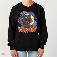 Vampurr Vampire Cat Women's Sweatshirt thumb 0