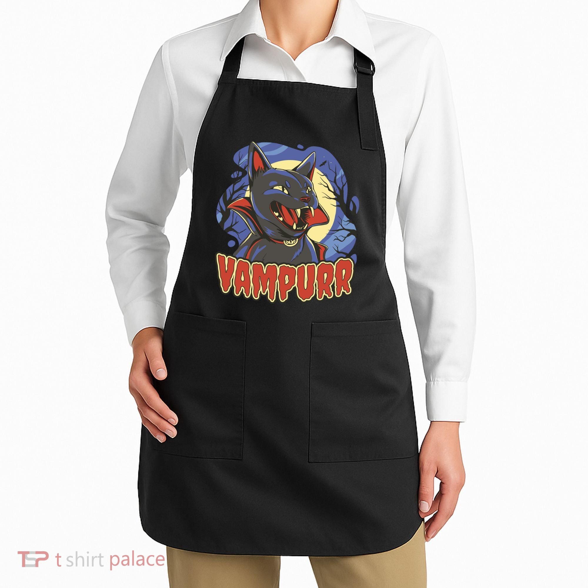 Vampurr Vampire Cat Apron