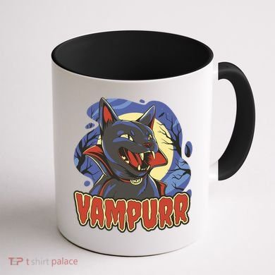 Vampurr Vampire Cat Coffee Mug back