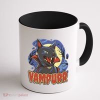 Vampurr Vampire Cat Coffee Mug thumb 1