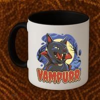 Vampurr Vampire Cat Coffee Mug thumb 2
