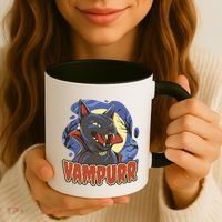 Vampurr Vampire Cat Coffee Mug thumb 3