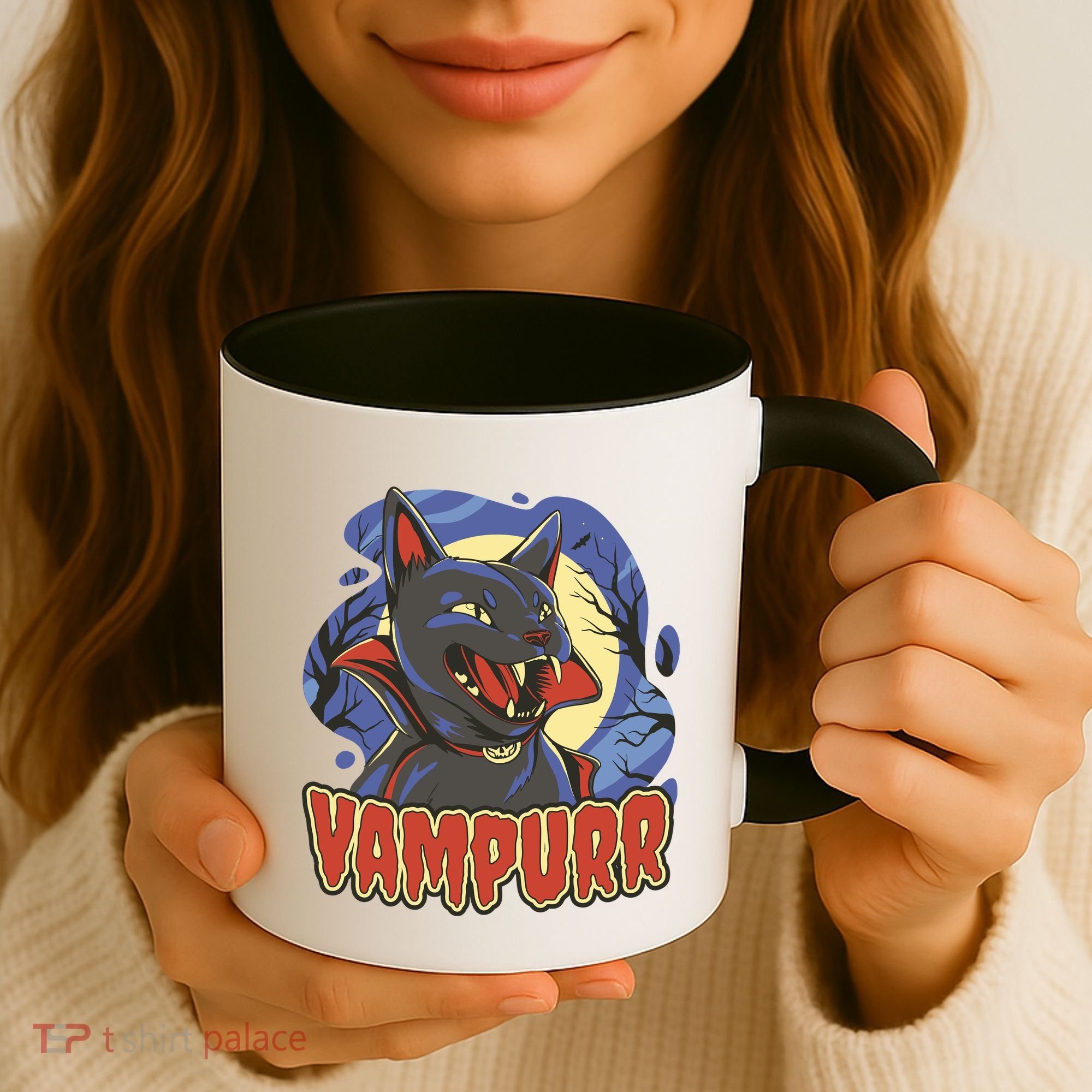 Vampurr Vampire Cat Coffee Mug