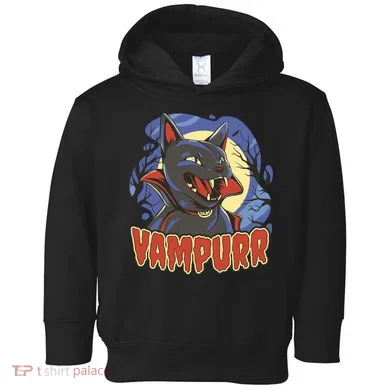 Vampurr Vampire Cat Toddler Hoodie