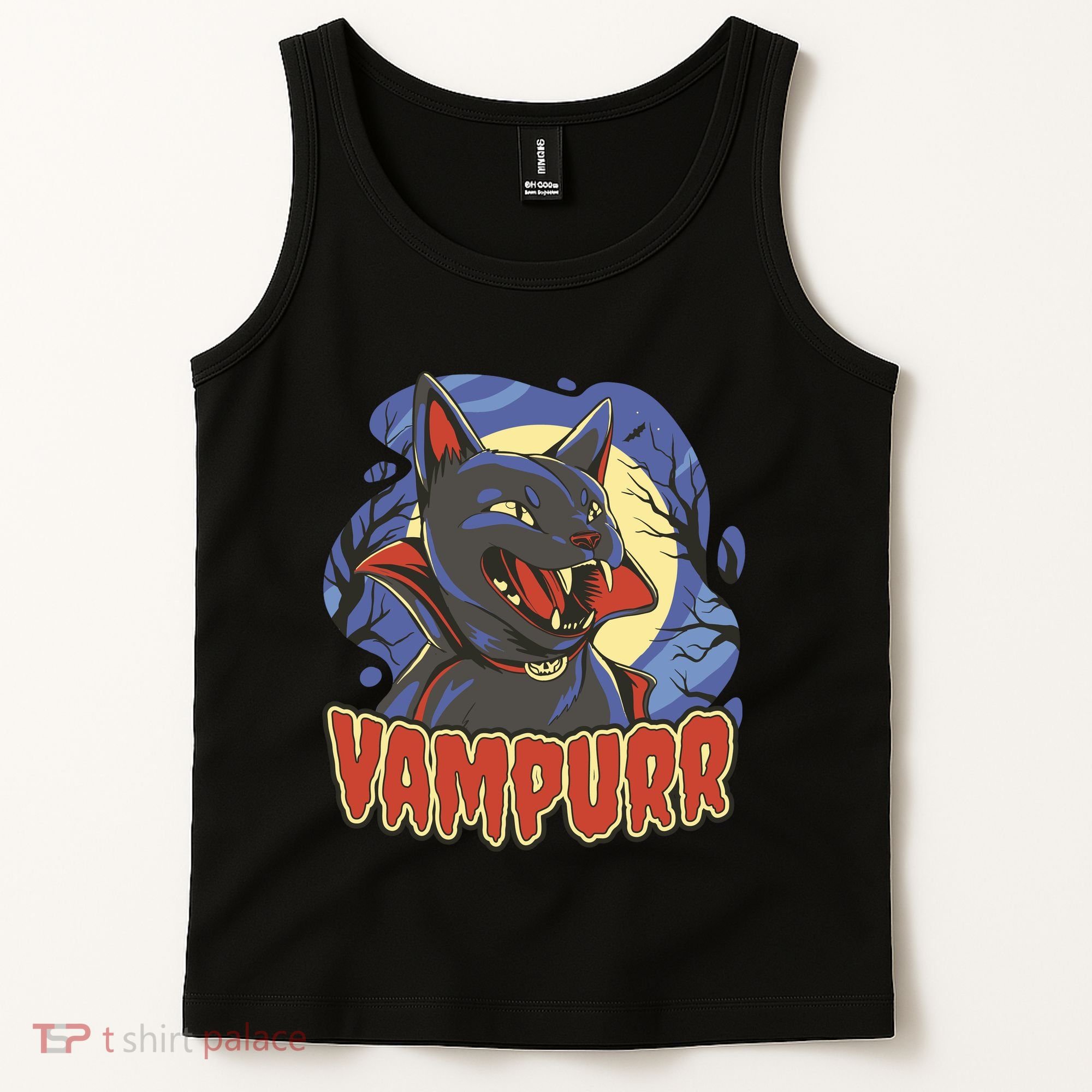 Vampurr Vampire Cat Tank Top
