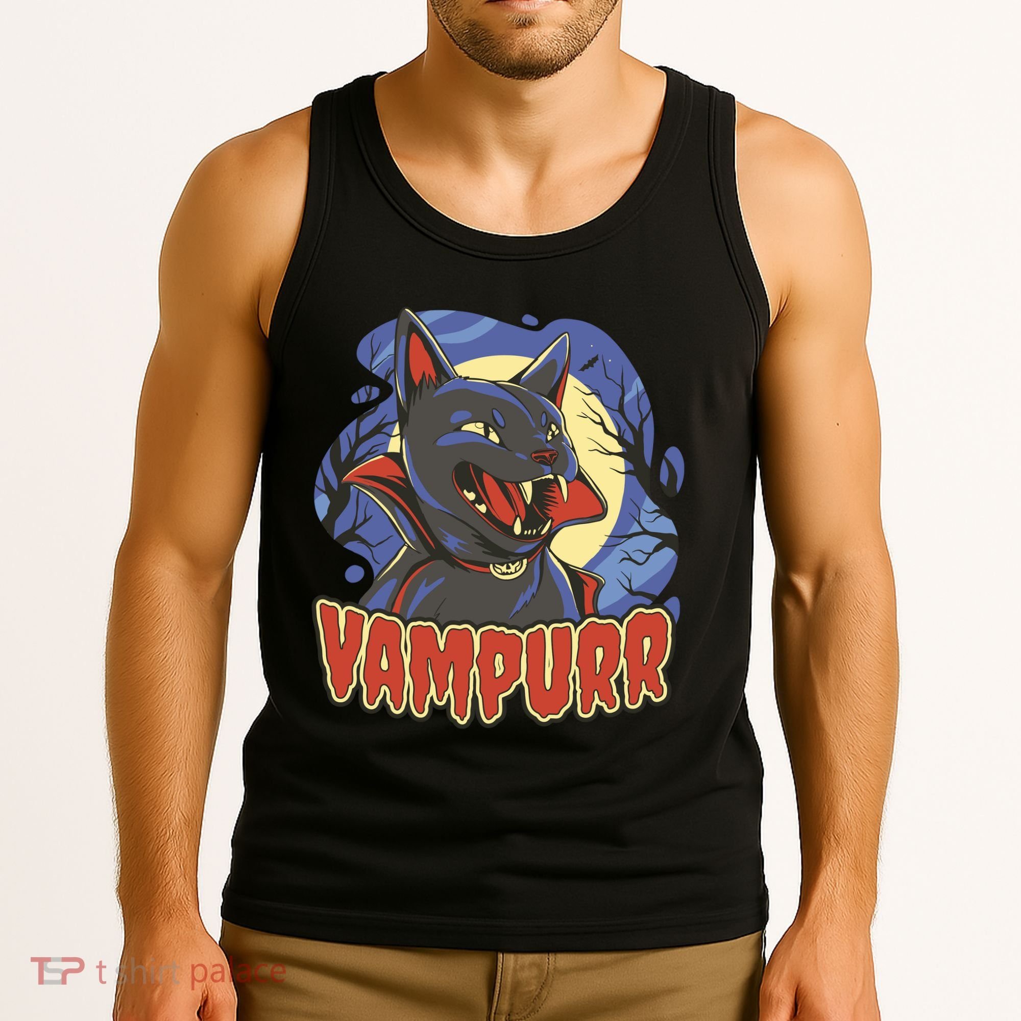 Vampurr Vampire Cat Tank Top