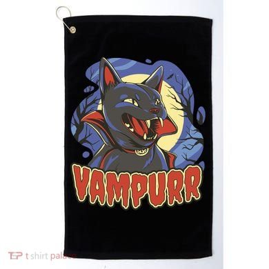 Vampurr Vampire Cat Golf Towel