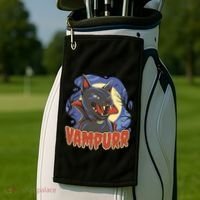 Vampurr Vampire Cat Golf Towel thumb 2