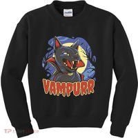 Vampurr Vampire Cat Kids Sweatshirt thumb 0