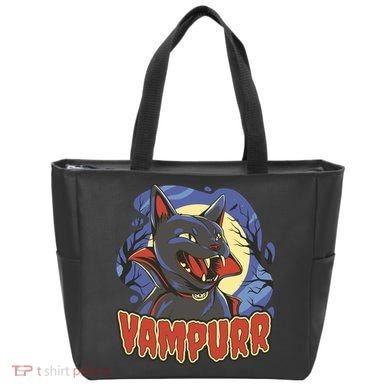 Vampurr Vampire Cat Tote Bag