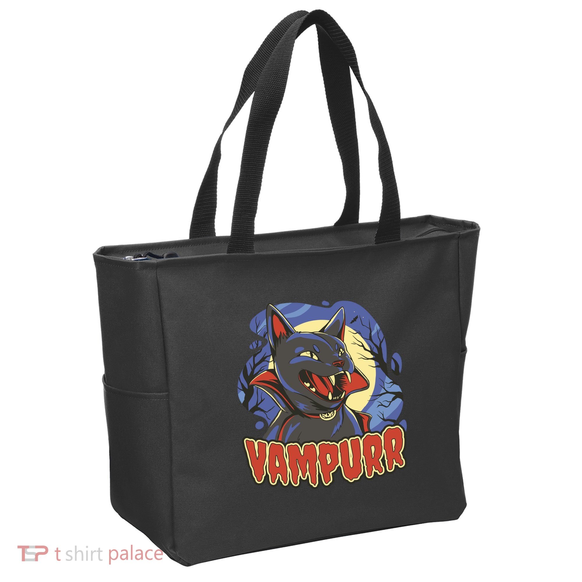 Vampurr Vampire Cat Tote Bag