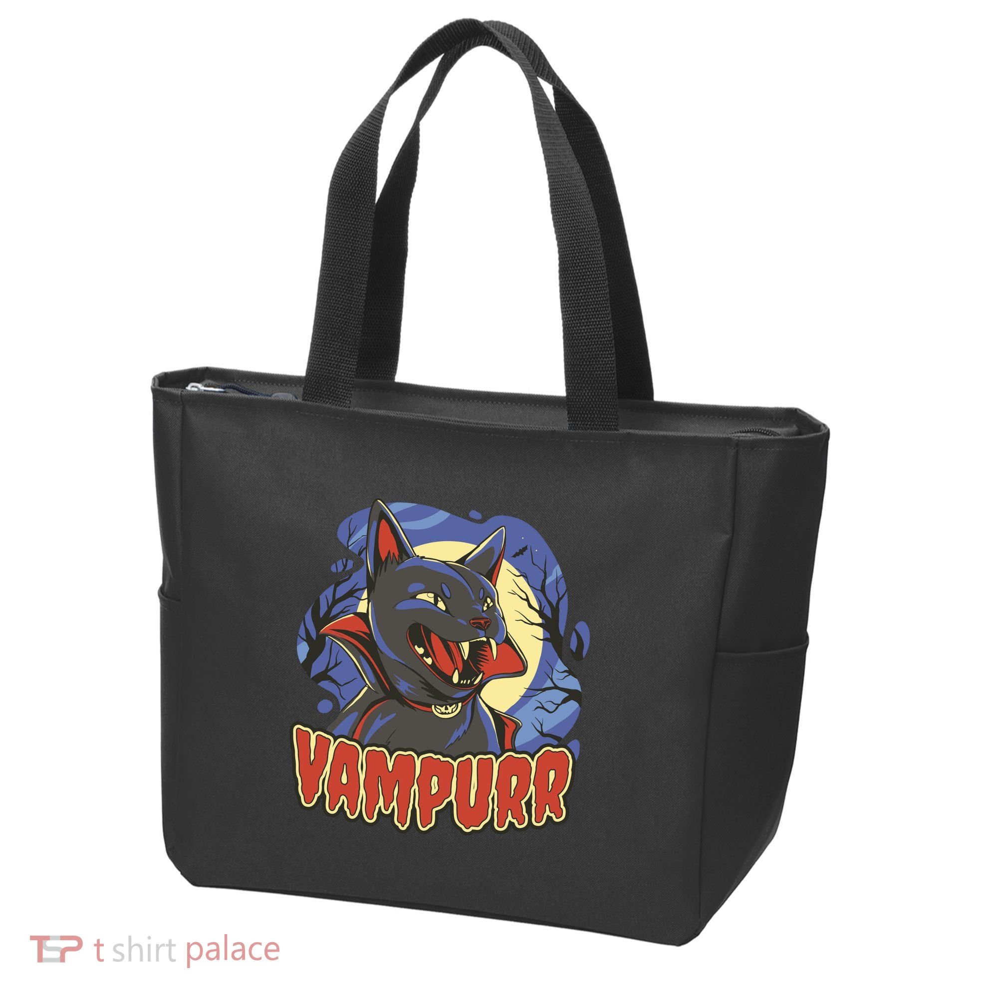 Vampurr Vampire Cat Tote Bag