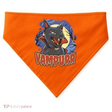Vampurr Vampire Cat USA-Made Doggie Bandana