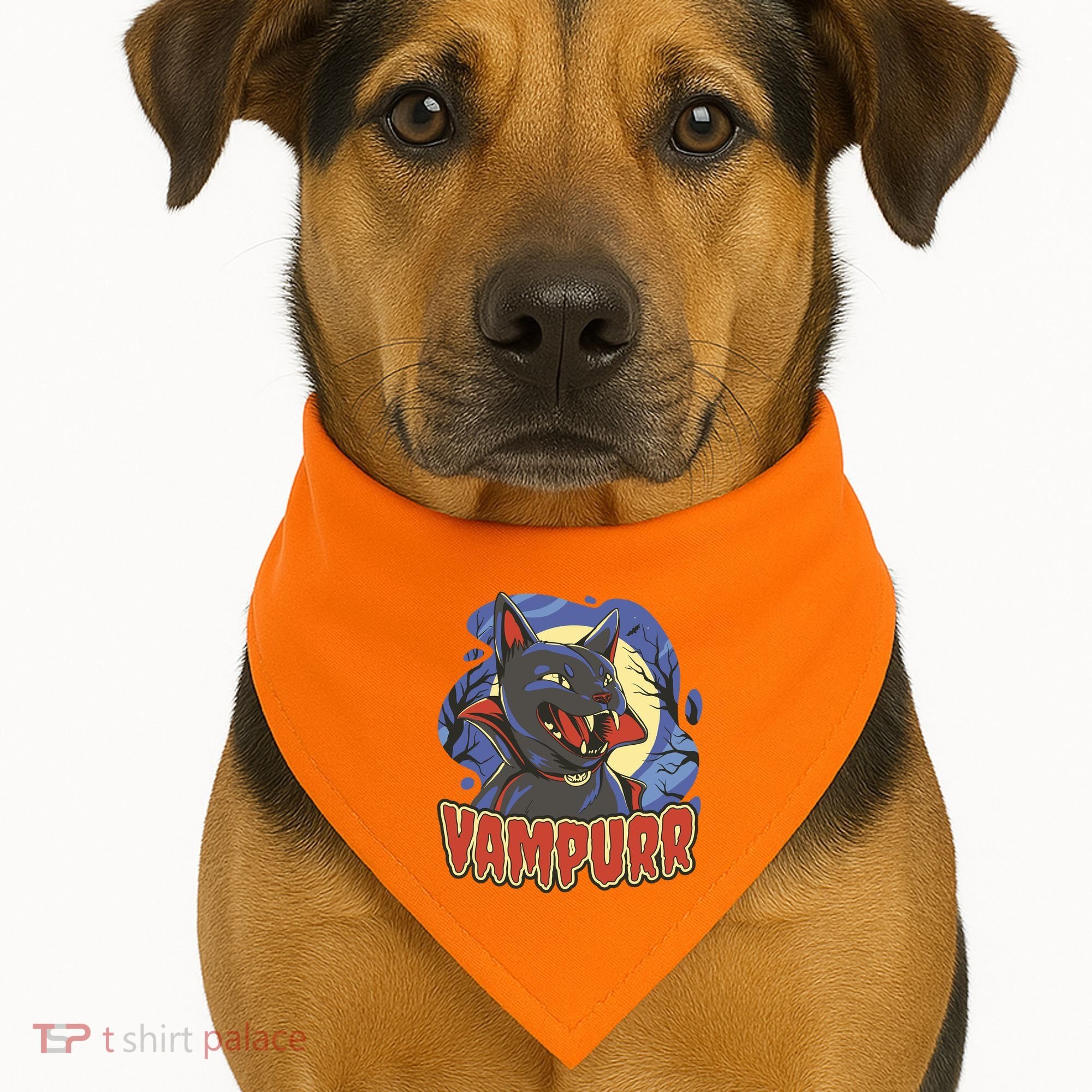 Vampurr Vampire Cat USA-Made Doggie Bandana