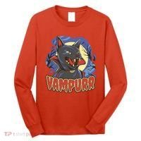 Vampurr Vampire Cat Long Sleeve Shirt thumb 0