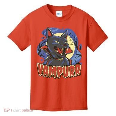 Vampurr Vampire Cat Kids T-Shirt