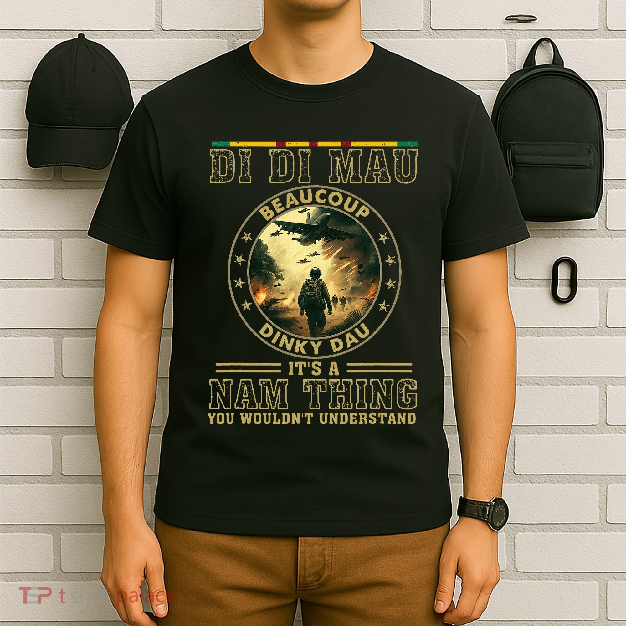 Vietnam Veteran Di Di Mau Vietnam War Memorial Day T-Shirt