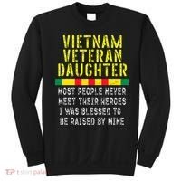 Vietnam Veteran Daughter Raised By My Hero War Veterans Sweatshirt thumb 0