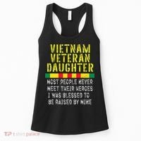 Vietnam Veteran Daughter Raised By My Hero War Veterans Women's Tank Top thumb 0