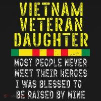 Vietnam Veteran Daughter Raised By My Hero War Veterans Women's Tank Top thumb 5