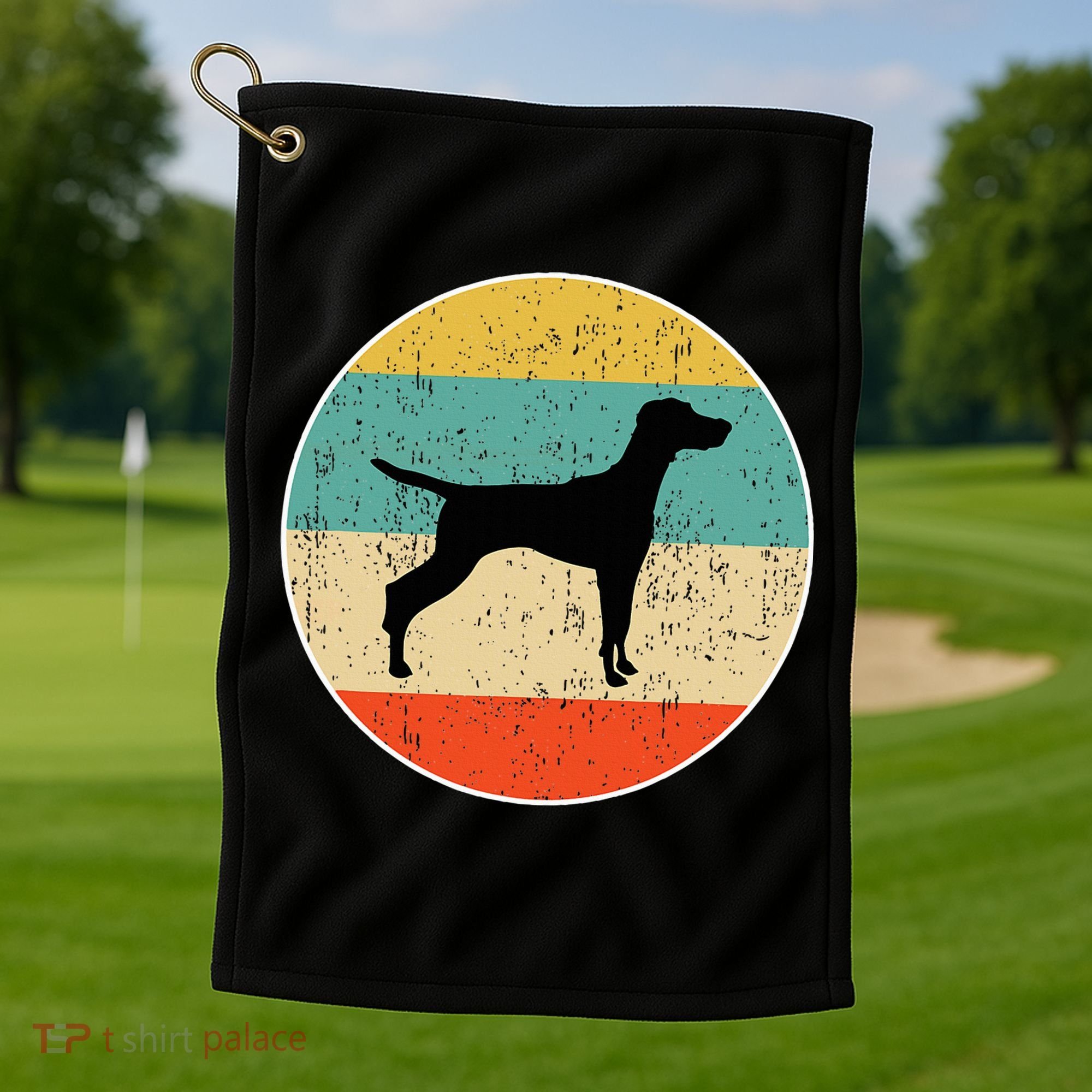 Vizsla Vizsla Dog Golf Towel
